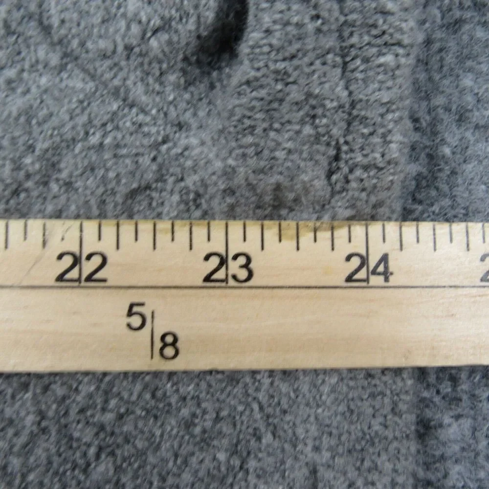 Banana Republic Factory Sweater Extra Large Half Zip Boucle‎ Grey Heather